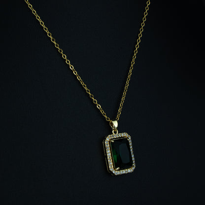 Emerald Grace Pendant Necklace